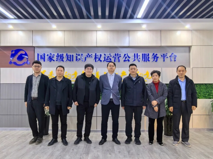 華發七弦琴國家知識產權運營公共服務平臺領導蒞臨中心參觀指導