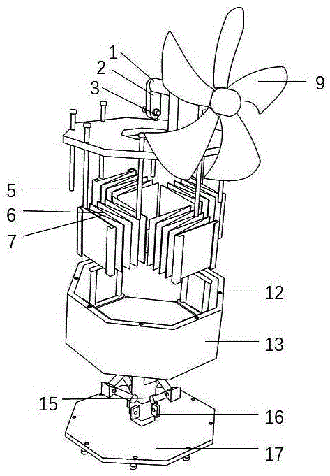 一種基于3D打印的活塞連桿式摩擦納米發電機